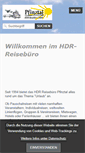 Mobile Screenshot of hdr-reisebuero.de